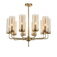 El diseño de moda llevó las lámparas colgantes modernas de la luz del pasillo de cristal